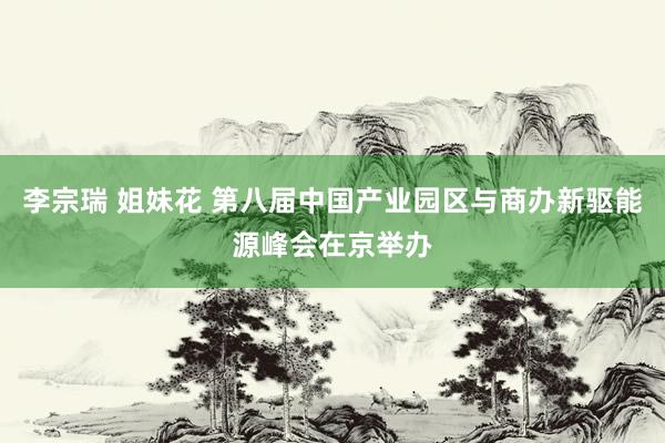 李宗瑞 姐妹花 第八届中国产业园区与商办新驱能源峰会在京举办