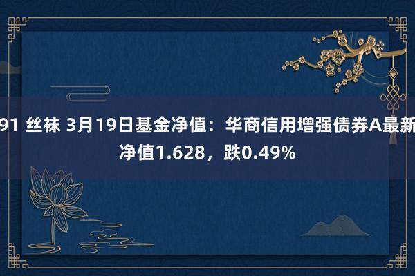 91 丝袜 3月19日基金净值：华商信用增强债券A最新净值1.628，跌0.49%