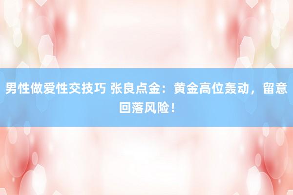 男性做爱性交技巧 张良点金：黄金高位轰动，留意回落风险！