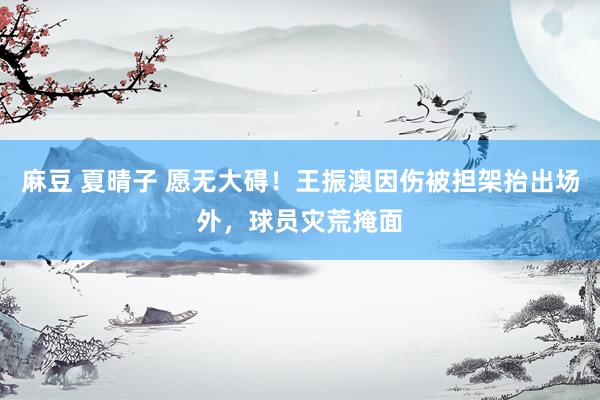 麻豆 夏晴子 愿无大碍！王振澳因伤被担架抬出场外，球员灾荒掩面