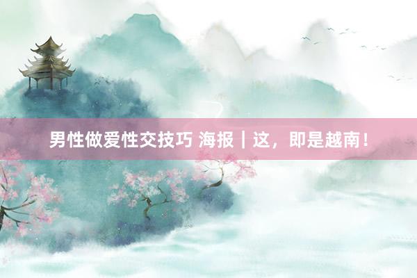 男性做爱性交技巧 海报｜这，即是越南！