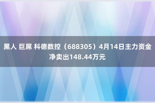 黑人 巨屌 科德数控（688305）4月14日主力资金净卖出148.44万元