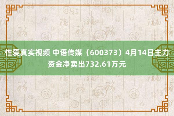 性爱真实视频 中语传媒（600373）4月14日主力资金净卖出732.61万元